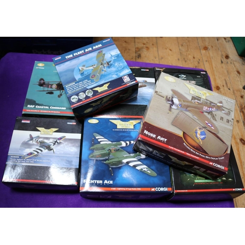 287 - 8 Corgi Aviation Archive. All ex display examples, Hawker Typhoon 1b, RAF Hurn 1944 AA36506. Fairey ... 