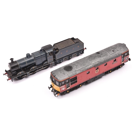 18 - 2x coarse scale O gauge Lima locomotives. A model of a S&DJR Class 4F 0-6-0 tender locomotive, 60, i... 