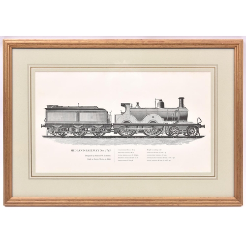 61 - 4x framed railway pictures. A signed and dedicated David Shepherd print of a Brighton Tank Locomotiv... 