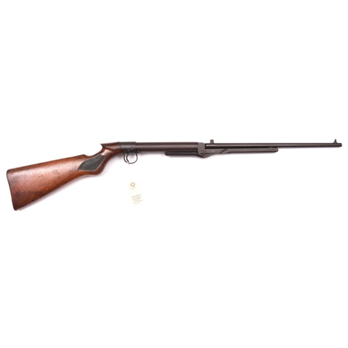 238 - A .177” BSA “Light” model underlever air rifle, number L22512 (1924), 39½” overall, barrel 17”, with... 