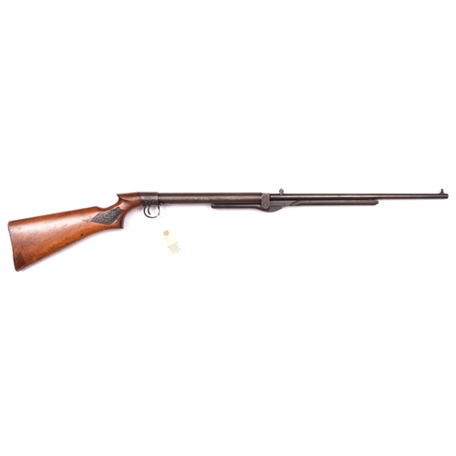 241 - A .22” BSA “Standard” underlever air rifle, number T7265 (1939), 45½” overall, barrel 19”, the 3 hol... 