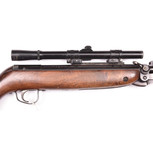 248 - A .22” Webley Mark III Series III underlever air rifle, number 37171 (1957-61), 43½” overall, barrel... 