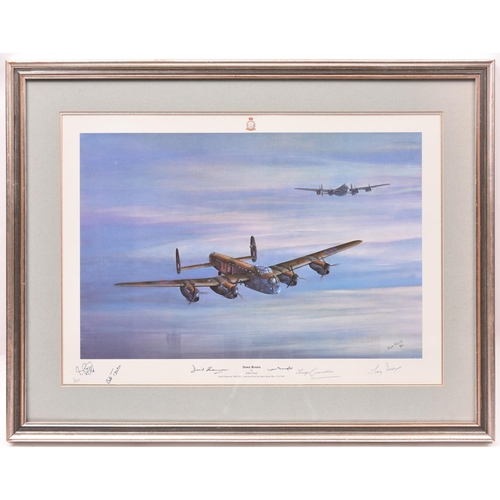 7 - 2 limited edition framed coloured aircraft prints: “G for George” by Robert Taylor, number 341 of 50... 