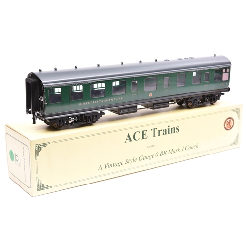 110 - An Ace Trains O gauge BR(SR) Mk.I bogie Buffet Restaurant Car in dark green livery, S1717. Boxed wit... 