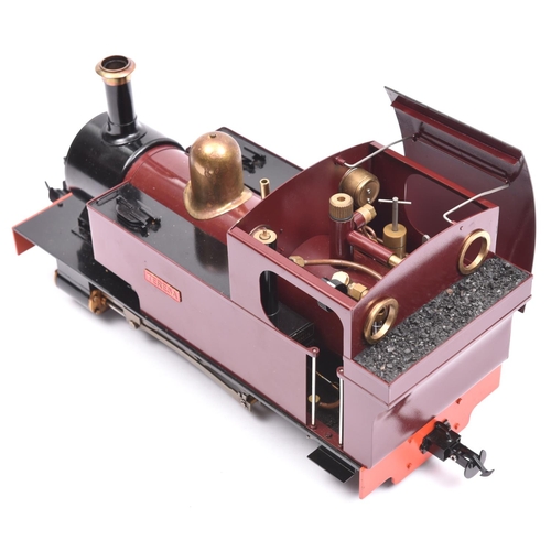 152 - A 16mm scale Accucraft live steam 'Lawley' 0-6-0T locomotive (gauge adjustible and currently set to ... 