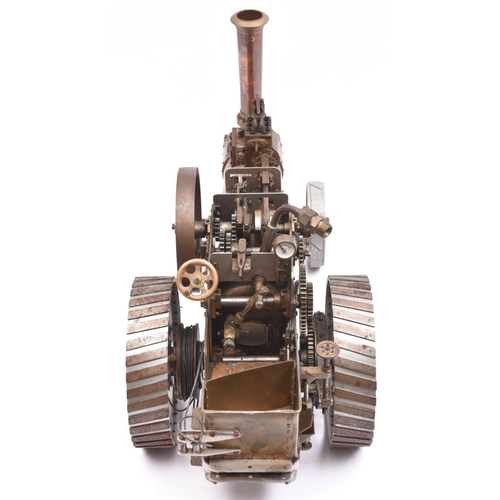 157 - A live steam 'Minnie' Traction Engine in one inch scale. Generally built to a good level of detail f... 