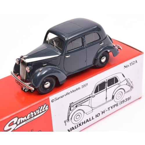 310 - Somerville Vauxhall 10 H Type (1939) 152a. In dark grey with silver flutes to bonnet, with similar g... 