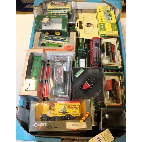 221 - Quantity of various makes. 5 Southdown buses by OOC, Corgi, Oxford and EFE. Including a 2x Guy Arab,... 