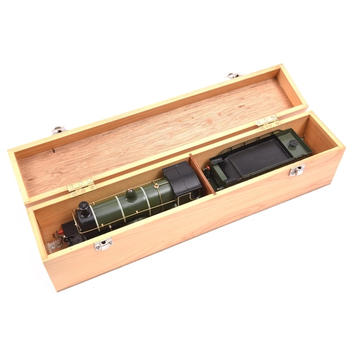 202 - An O gauge brass/tinplate kit built Southern Railway Class T9 4-4-0 'Greyhound' locomotive, 302. Wit... 