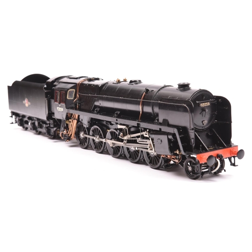 219 - An Aster with Accucraft Gauge One live steam spirit fired BR Class 9F 2-10-0 tender locomotive. A ki... 