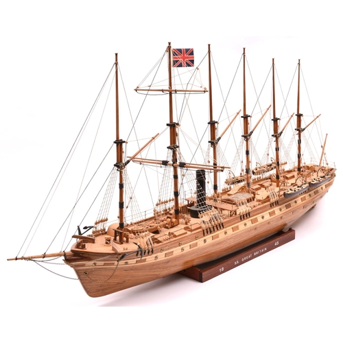 270 - A museum quality scale model of the famous 1845-1854 Brunel  designed Great Western Passenger Steam ... 