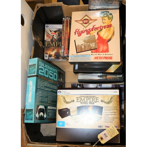 235 - 11x PC Games by Micro Prose and Creative Assembly (SEGA). Including 'Total War' special editions; Em... 