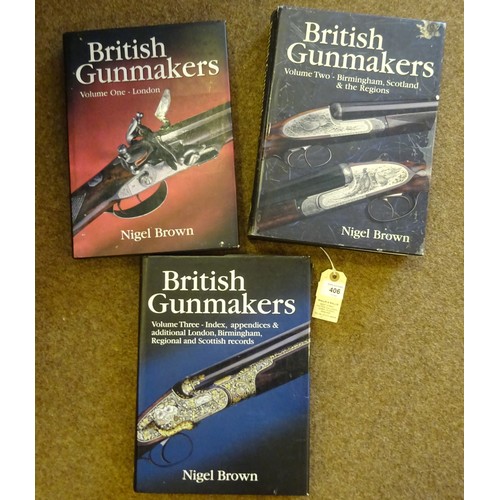 "British Gunmakers," by Nigel Brown, in three volumes "Volume One