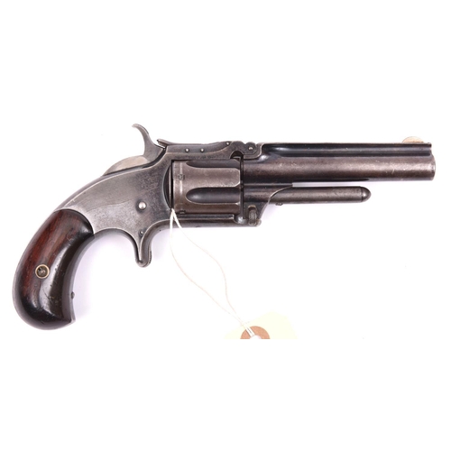 316 - A 5 shot .32” rim fire Smith & Wesson Model 1½ second issue single action tip up revolver,  number 4... 