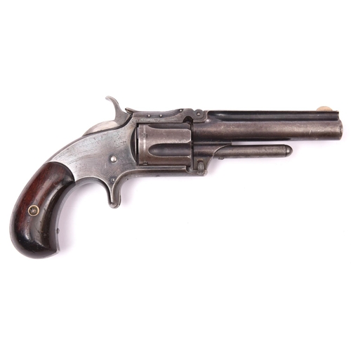 316 - A 5 shot .32” rim fire Smith & Wesson Model 1½ second issue single action tip up revolver,  number 4... 