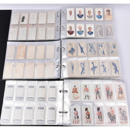 37 - Approx 30 cigarette card sets of complete or substantial runs and very well presented in 3x albums. ... 