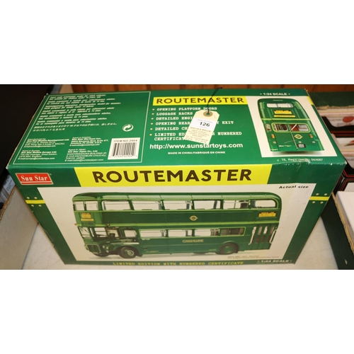 A Sun Star 1:24 scale London Transport Green Line Routemaster Coach. In ...