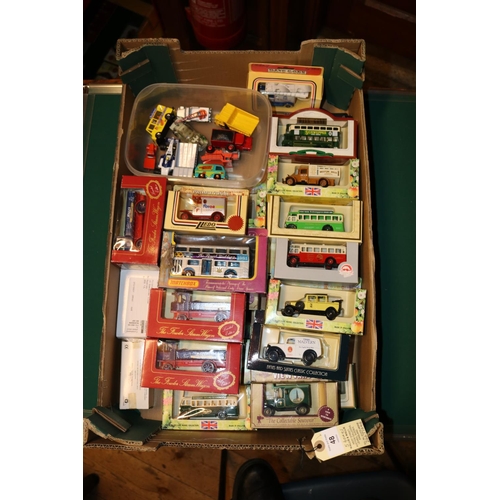 48 - A quantity of Various Makes. 2x Lledo Brooklands sets 'Code 00153. A Kellogg's set of 4 Land Speed R... 