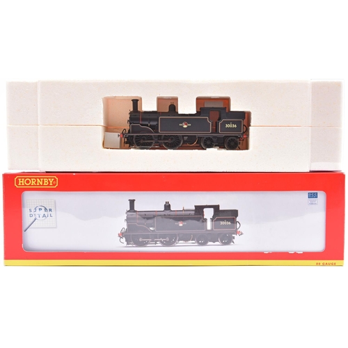 32 - Hornby Railways British Railways Class M7 0-4-4-T locomotive, RN 30036 (R.2735). In lined black live... 