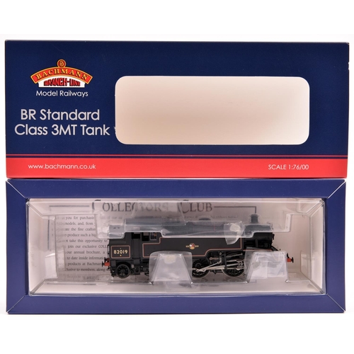 38 - A Bachmann BR Standard class 3MT 2-6-2T Locomotive. RN 82019 (31-978). In lined black livery with la... 