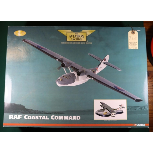 355 - 2 Corgi Aviation Archive Aircraft. RAF Costal Command PBY Catalina Mk IVA (AA36103) JX574 No. 210 Sq... 