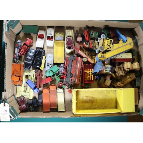 370 - 40+ diecast vehicles for restoration mostly by Dinky Toys. Including; Leyland Comet, Aston Martin, H... 