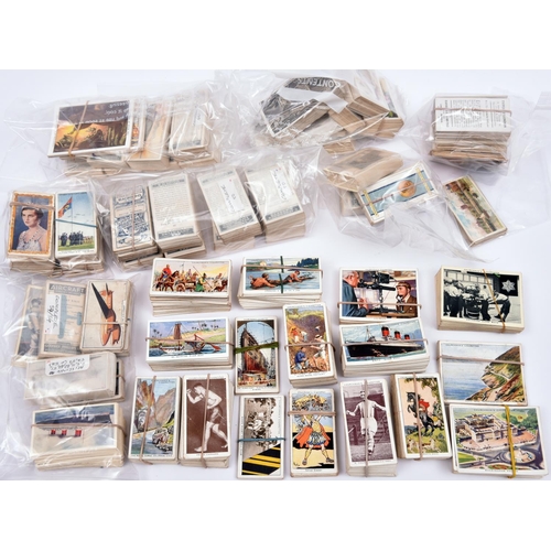 21 - 50+ sets of Cigarette Cards, most complete runs. Sets include; W.A. & A.C. Churchman - Railway Trave... 