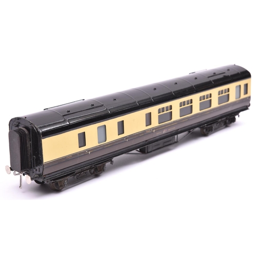 227 - An Exley O gauge K6 GWR corridor coach. Brake Third in Chocolate and Cream livery. With Exley label ... 