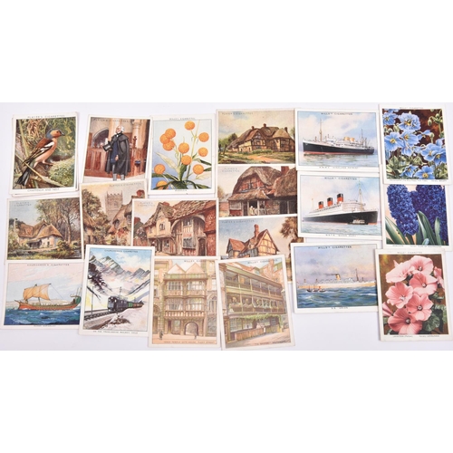 24 - 38x sets of Wills Cigarette Cards. Sets include; Radio Celebrities, Roses, Flowering Trees and Shrub... 