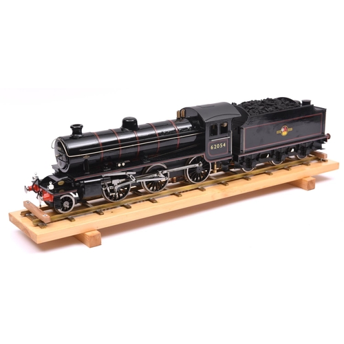 244 - A Gauge One live steam BR (ex.LNER) Peppercorn Class K1 2-6-0 tender locomotive. Spirit fired, two c... 