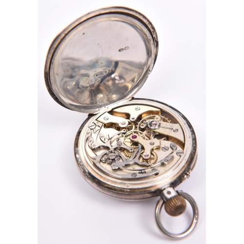 8 - 2x silver pocket watches and 3x early/mid 20th Century wrist watches, including a gold cased watch. ... 