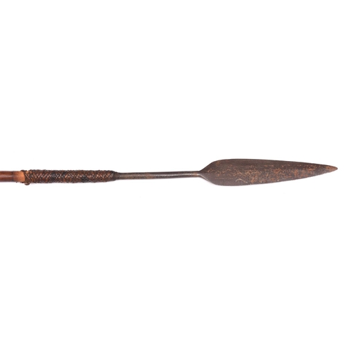 220 - A Zulu spear Assegai,  56