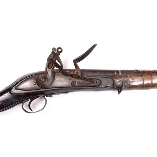 354 - A 20 bore Indian flintlock jezail, 66