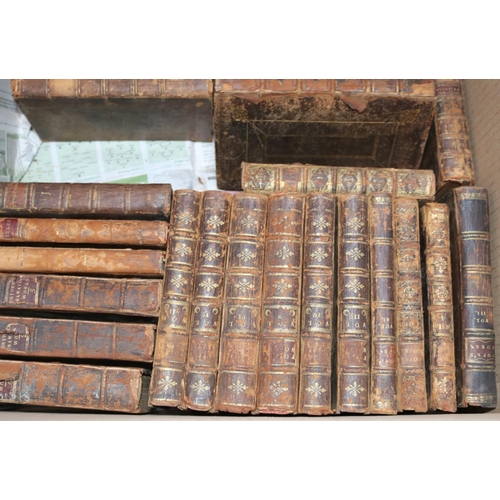 68 - 26x 18th and 19th Century books. Including; Vol 4 of Shakspeare's Works (pub. London 1797). Essays b... 