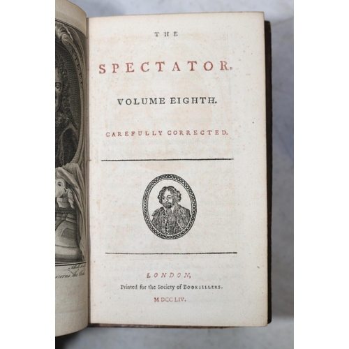 68 - 26x 18th and 19th Century books. Including; Vol 4 of Shakspeare's Works (pub. London 1797). Essays b... 