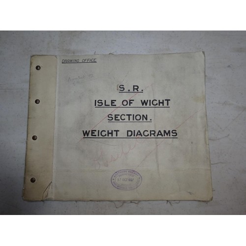 94 - A quantity of railway related paperwork. Including Southern Railway items; Isle of Wight Section Wei... 