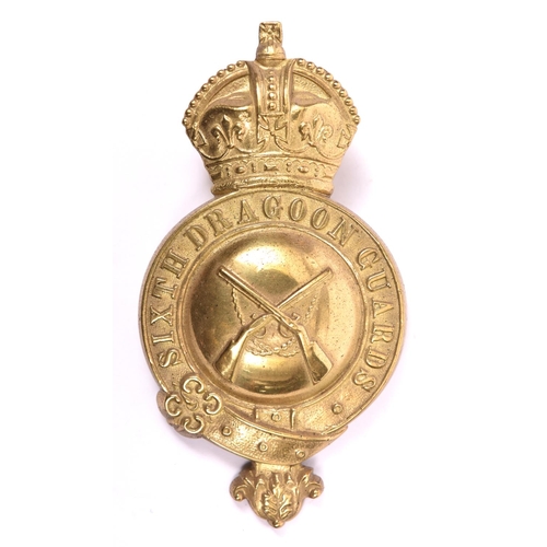 169 - 6th Dragoon Guards (Carabiniers) martingale badge, KC. VGC £60-80