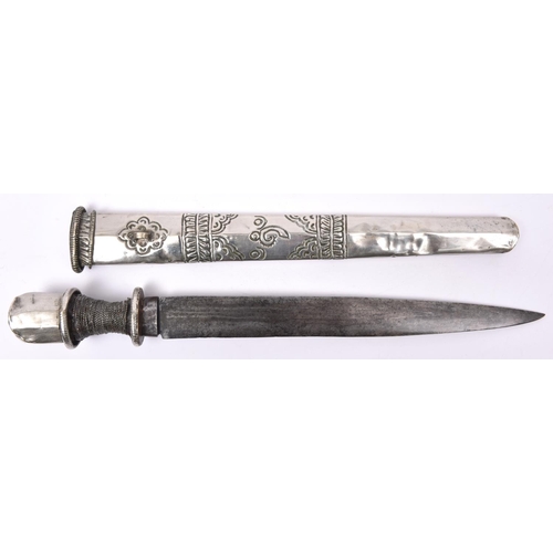 269 - A Tibetan knife, SE blade 10½