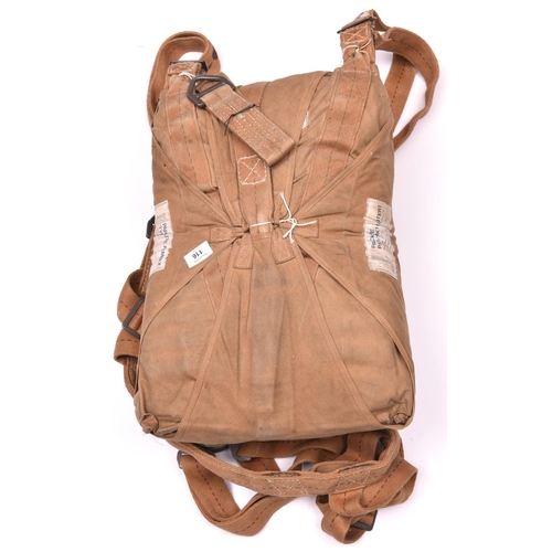 116 - An Irwin parachute pack and complete harness, dated 1988 and 1993. GC £50-60