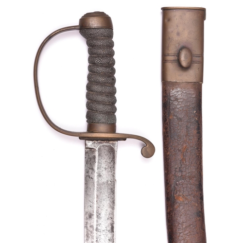 198 - A 19th century Constabulary sidearm, blade 23