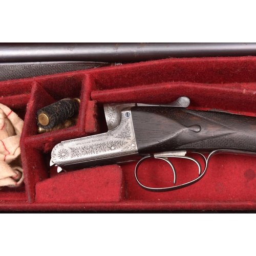 296 - * A DB 16 bore top lever hammerless boxlock ejector shotgun, by William Evans, 63 Pall Mall, London ... 