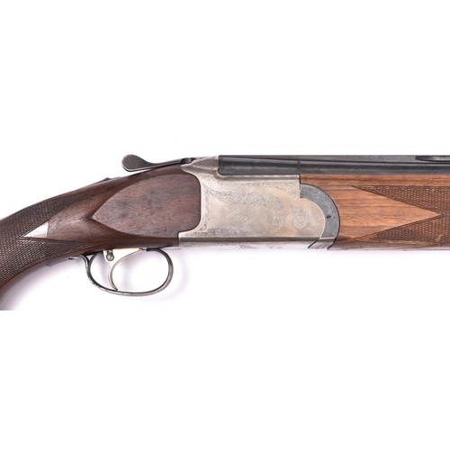 309 - *An Italian DB O&U single trigger White Diamond 12 bore shotgun, number 30923, 50½