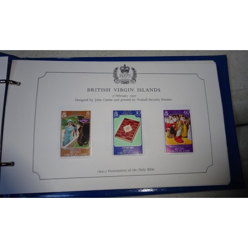 19 - 12x Stamp Albums. Containing a variety of mainly British postage stamps, with some world stamps. Alb... 