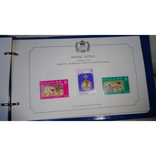 19 - 12x Stamp Albums. Containing a variety of mainly British postage stamps, with some world stamps. Alb... 