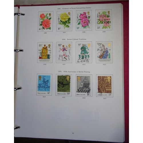 19 - 12x Stamp Albums. Containing a variety of mainly British postage stamps, with some world stamps. Alb... 