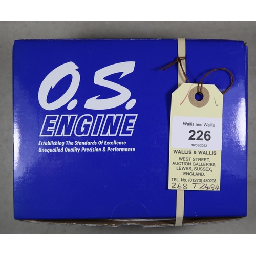 226 - O.S. model aircraft engine for radio controlled aircraft. Model No. MAX 55AX /15610, complete with s... 