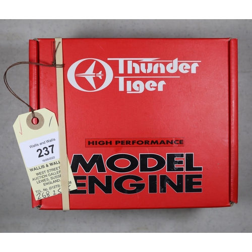 237 - Thunder Tiger High Performance model aircraft engine for radio controlled aircraft. Model No.9141 PR... 