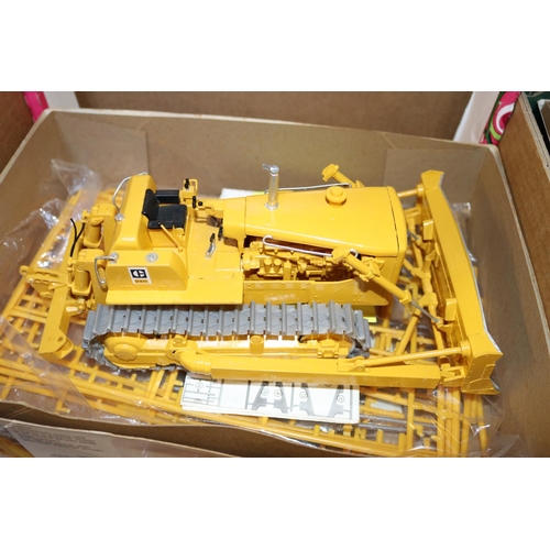 255 - 3 heavy plant/construction equipment made up kits. 2x AMT ERTL- Caterpillar D8H Bulldozer and a John... 