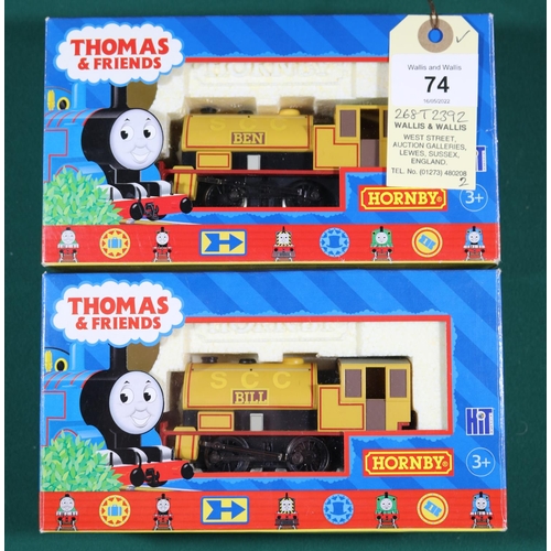 74 - 2x Hornby OO gauge Thomas the Tank Engine & Friends series items. Both Sodor 0-4-0ST locomotives; Bi... 