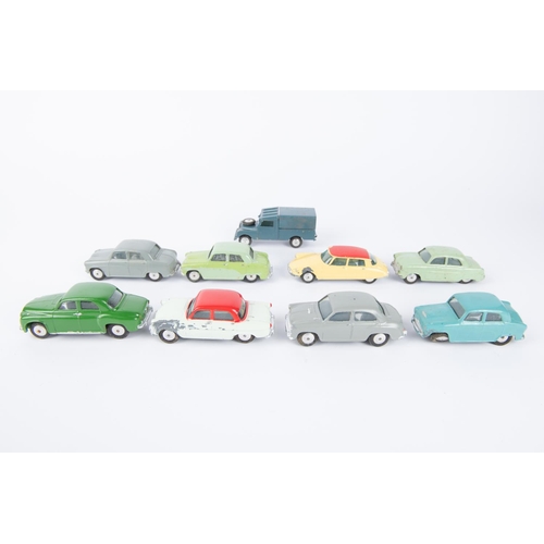 320 - 9x Corgi Toys cars for restoration. Citroen DS19 (210). Rover 90 (204M). 3x Austin Cambridge (201). ... 